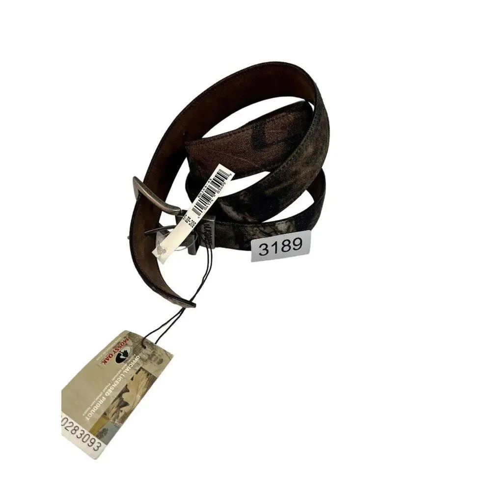 Mossy Oak Belt Belts Camouflage Reversible 44 Hunting NWT